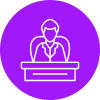 Innovative entrepreneur working at a modern desk, representing creativity and versatility in business and trades.